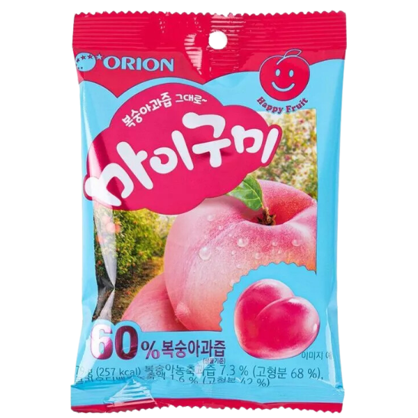 Miagumi Peach flavoured Jelly - 79g
