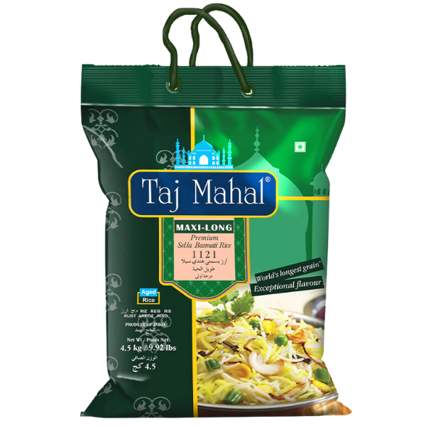 Taj Mahal Premium Sella Basmati Rice - 5 kg