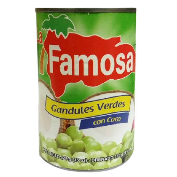 Gandules Verde Green Peas con Coco - 425 g