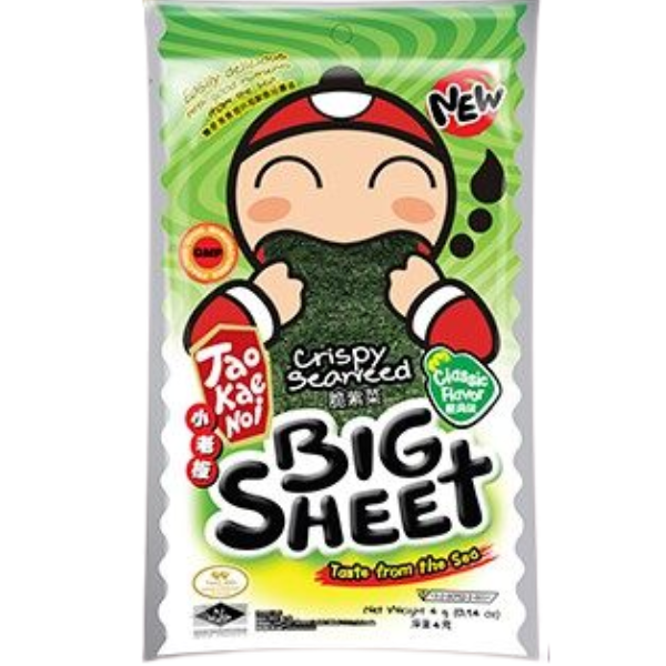 Big Sheet Crispy Seaweed Original - 3.2 g
