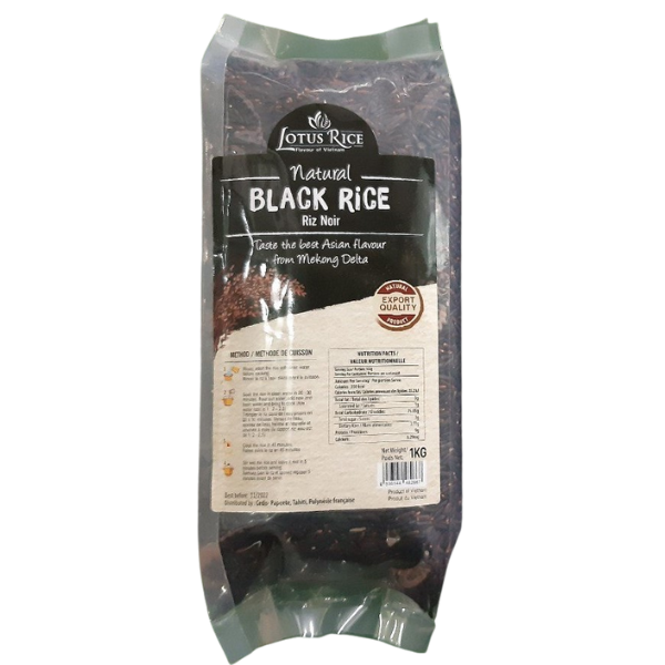 Black Gloutinous Rice Lotus - 1 kg