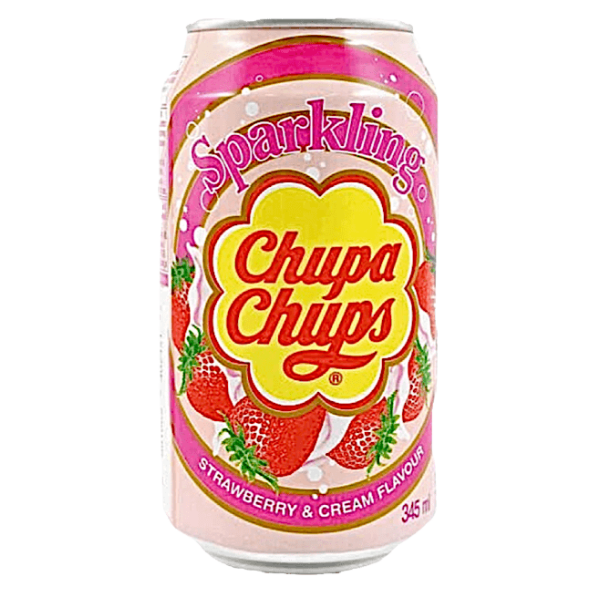 Chupa Chups Strawberry & Cream -  345 ml