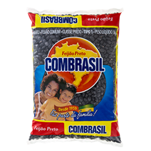 Feijao Preto Black Beans Combrasil - 1 kg