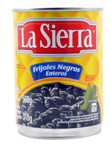La Sierra - Frijoles Negros Enteros - 560 g