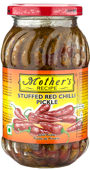 Stuffed Red Chilli Pickle - 500 g
