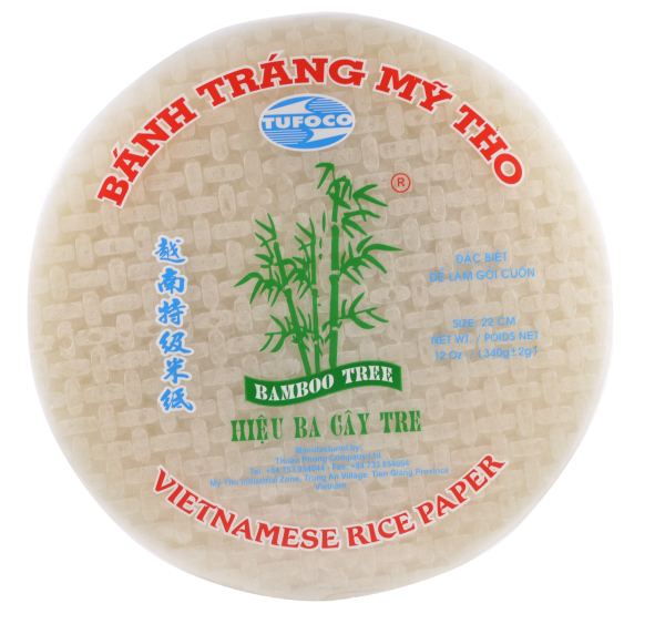 Feuille de riz 22cm pour Nems - Bamboo Tree