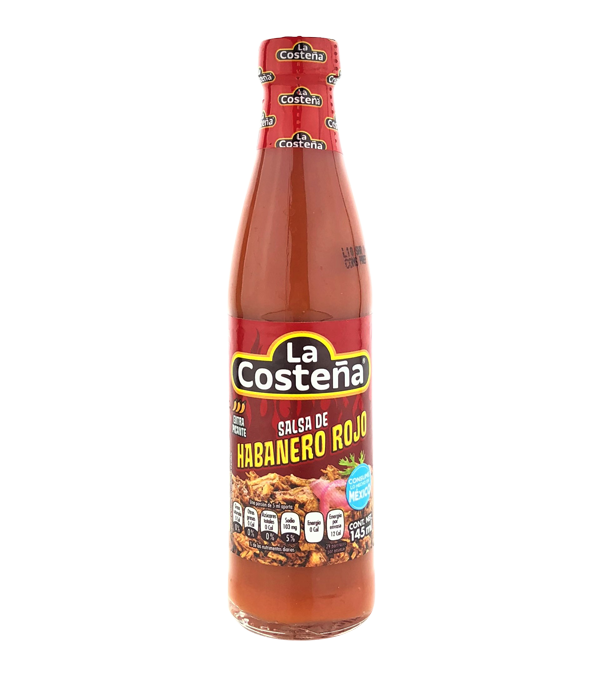 Salsa de Habanero Rojo La Costena - 145 ml
