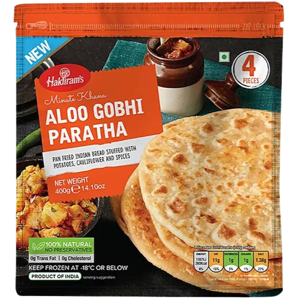 Aloo Gobhi Paratha 4 pcs - 400 g