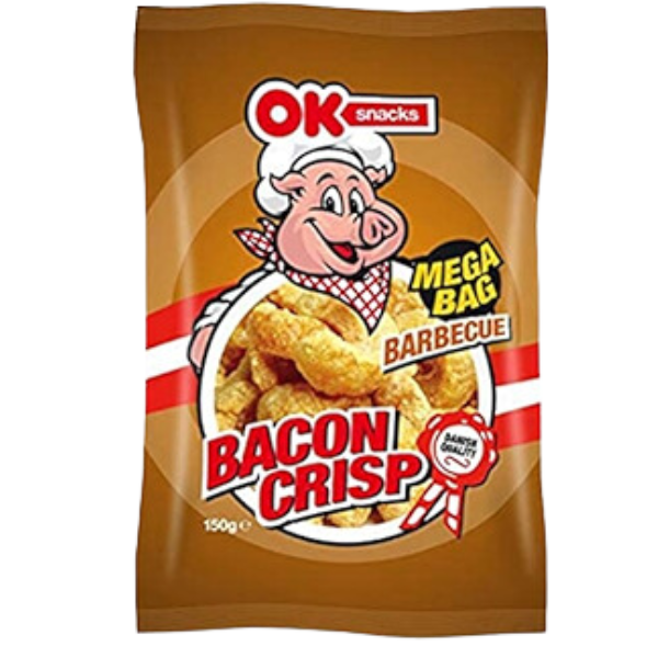 Bacon Crisp Barbeque Snack - 150 g