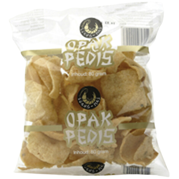 Cassava Cracker Opak Pedis - 80 g