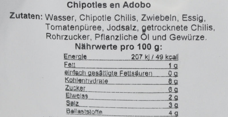 Chiles Chipotle en Adobo Adobados - 220 g