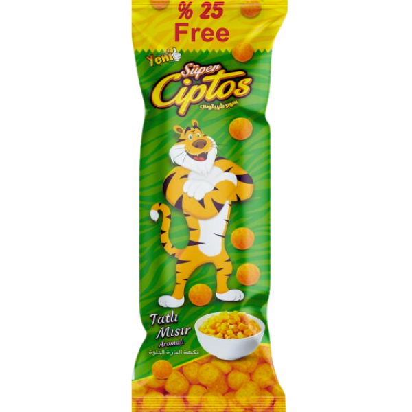 Ciptos Sweet Corn Puffs - 60 g