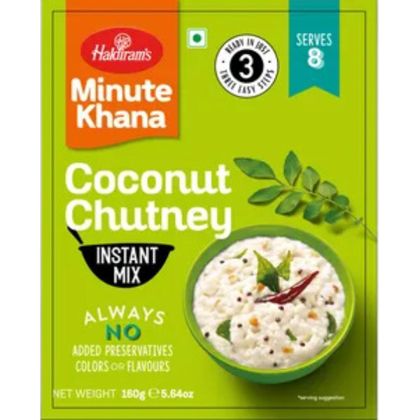Haldiram's Instant Mix Coconut Chutney - 160 g