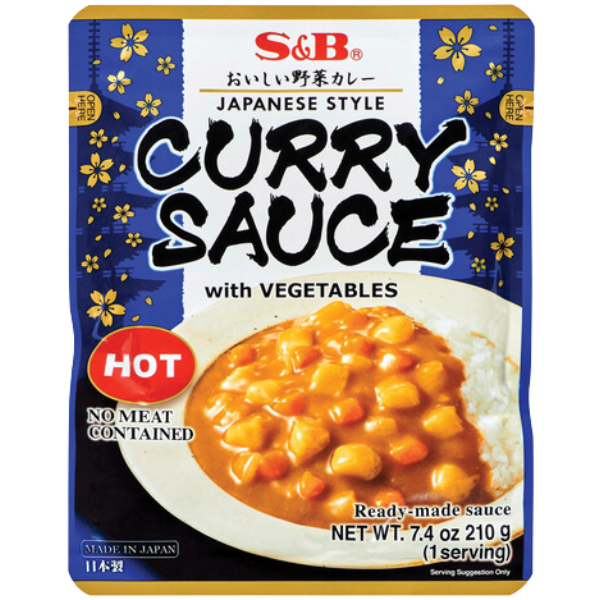 Curry Sauce With Vegetables (Hot) - 205 ml