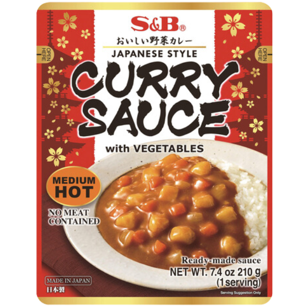 Curry Sauce With Vegetables (Medium Hot) - 205 ml