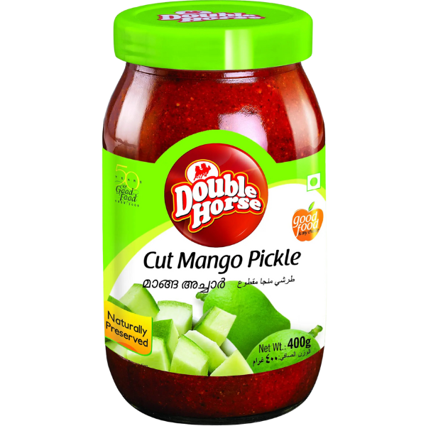 Double Horse Cut Mango Pickle - 400 g