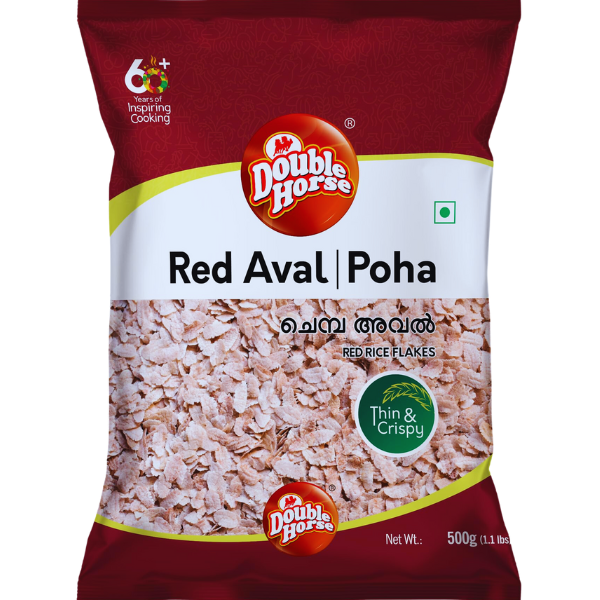 Double Horse Red Rice Flakes (Aval) - 500 g