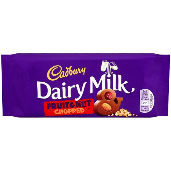 Dairy Milk Fruit & Nut  - 95 g