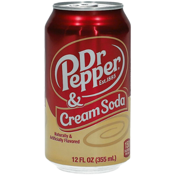 Dr Pepper Cream Soda Caffeinated Lemonade - 355 ml