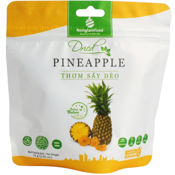 Soft Dried Pineapple - 75 g