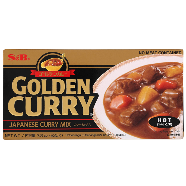 Bloc de mélange de curry japonais épicé - 220 g