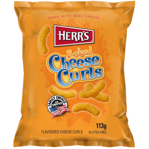 Herr's Baked Cheese Curls - 113 g