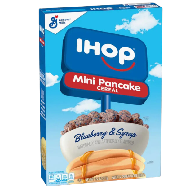 Ihop Blueberry & Syrup Mini Pancake Cereal - 317 g