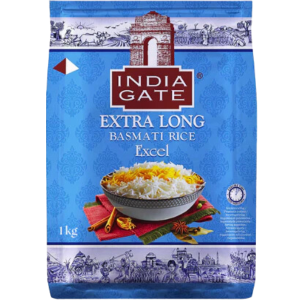 India Gate Excel Extra Long Basmati Rice - 1 kg