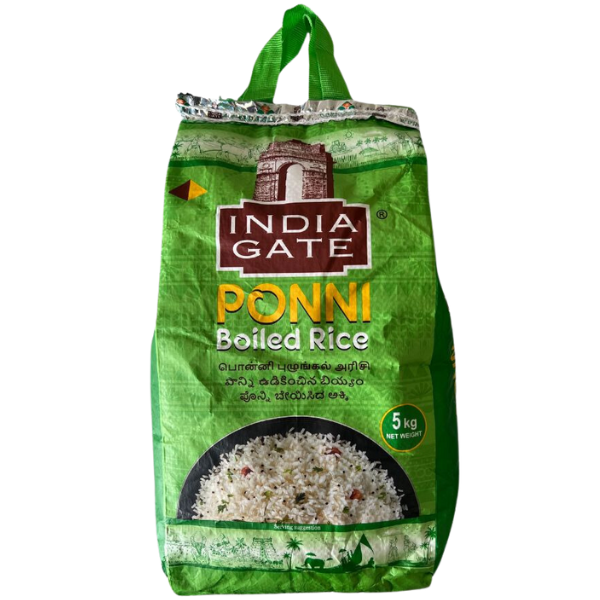 India Gate Ponni Boiled Rice - 5kg