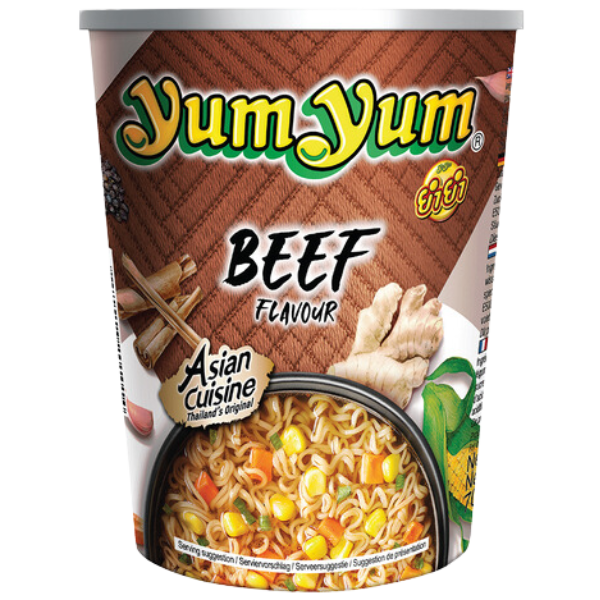 Instant Noodles Cup Beef Flavour - 70 g