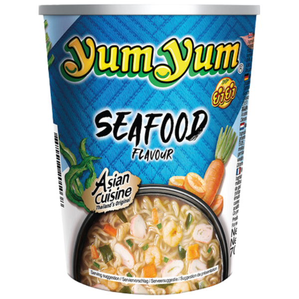 Instant Noodles Cup Seafood Flavour - 70 g