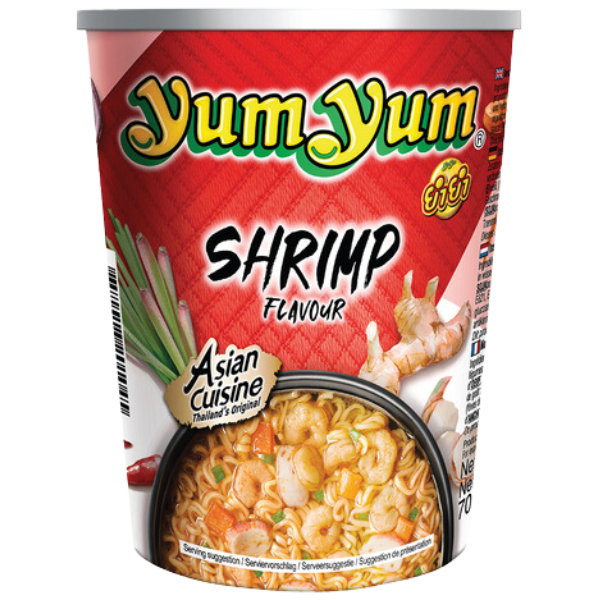 Instant Noodles Cup Shrimp Flavour - 70 g