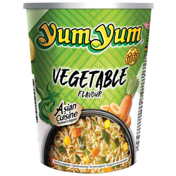 Instant Noodles Cup Vegetable Flavour - 70 g