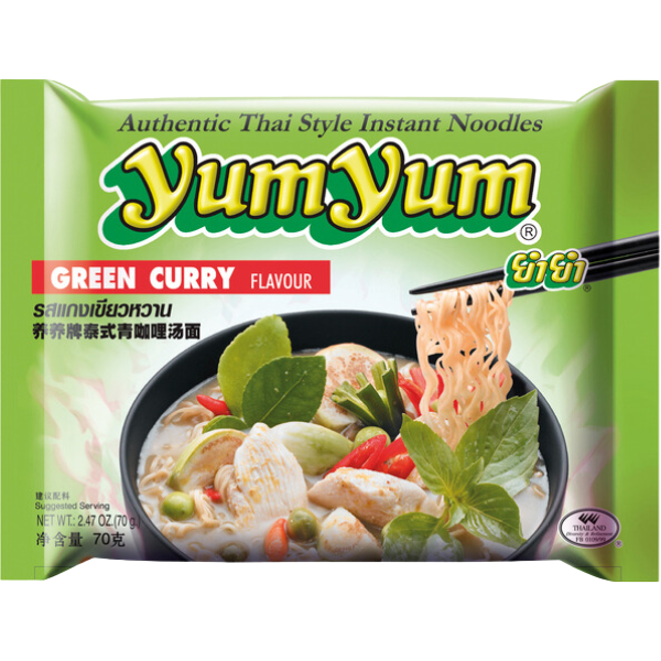 Instant Noodles Green Curry - 70 g