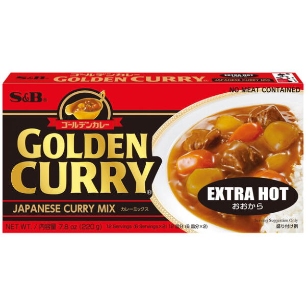 Japanese Curry Mix Block Extra Hot - 220 g