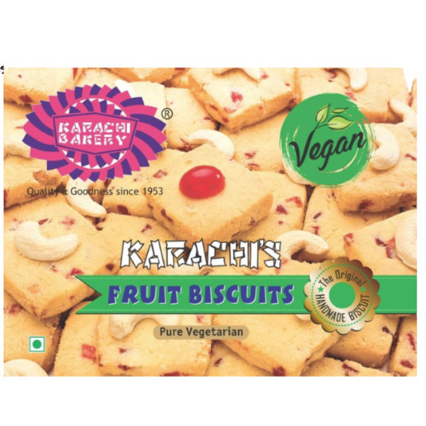 Karachi Bakery Vegan Fruit Biscuits - 400 g