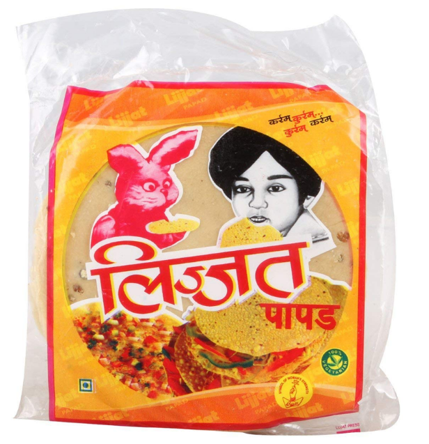 Lijjat red chilli Papad - 200 g