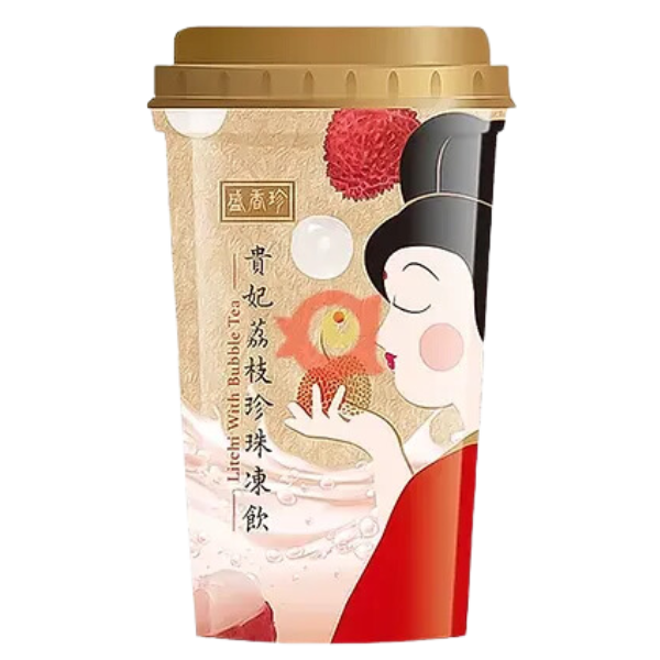 Lychee Jelly Drink with Bubble - 275 ml
