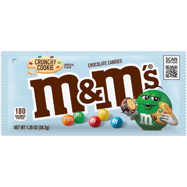 M&M's Crunchy Cookies - 38.3g