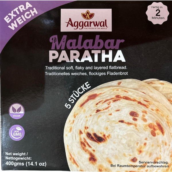 Ready to eat Malabar Paratha - 400 g ( 5pcs)