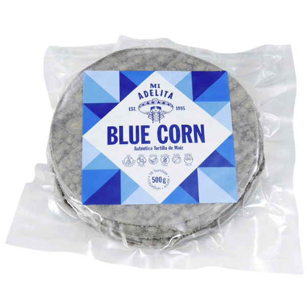 Fresh Blue Corn Tortillas 14 cm - 500 g