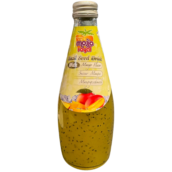 Mojjo Royal Basil Seed Drink Mango - 290 ml