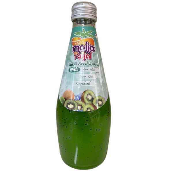 Mojjo Royal Basil Seed Drink Kiwi - 290 ml