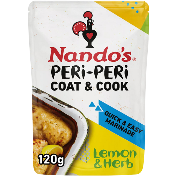 Nandos Lemon & Herb Coat & Cook Sauce - 120 g