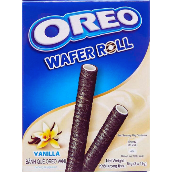 Oreo Vanilla Wafer Roll -  54 g