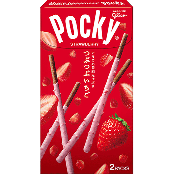 Pocky Strawberry Biscuit - 55 g