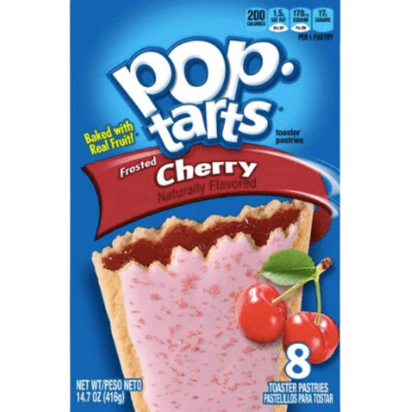 Kelloggs Pop Tarts Frosted Cherry - 384g