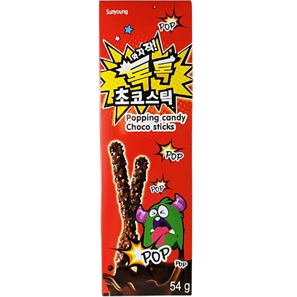 Popping Candy Choco Sticks - 54 g