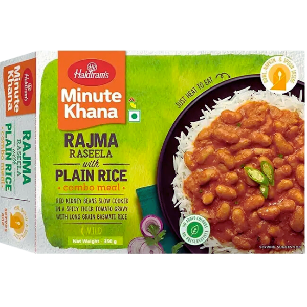 Rajmah Raseela with Plain Rice - 375 g