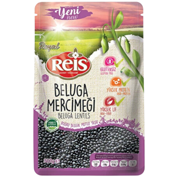 Beluga Black Lentils - 500 g